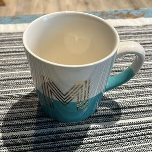 Modern Expressions Initial Mug Monogram Mug Personalized Coffee Cup  M